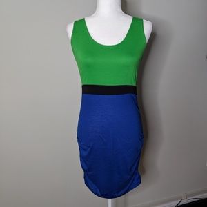 S.H.E Scoop Neck Color Block Dress, Size Medium